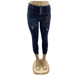 Franka Colombian Butt Lifting Capri Jean FR008 New With Tags